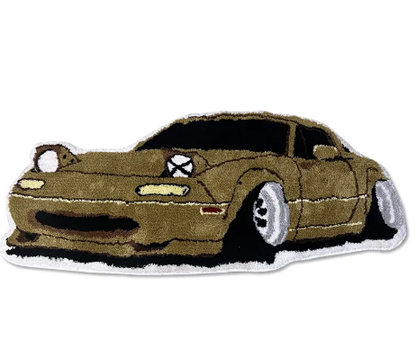 Car-Shaped Plush Area Rug