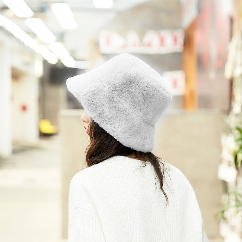 Faux Fur Bucket Hat