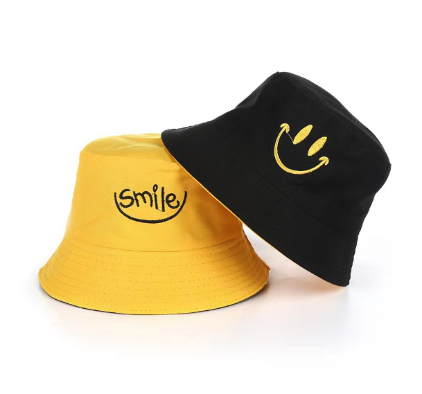 Reversible Embroidery Bucket Hat
