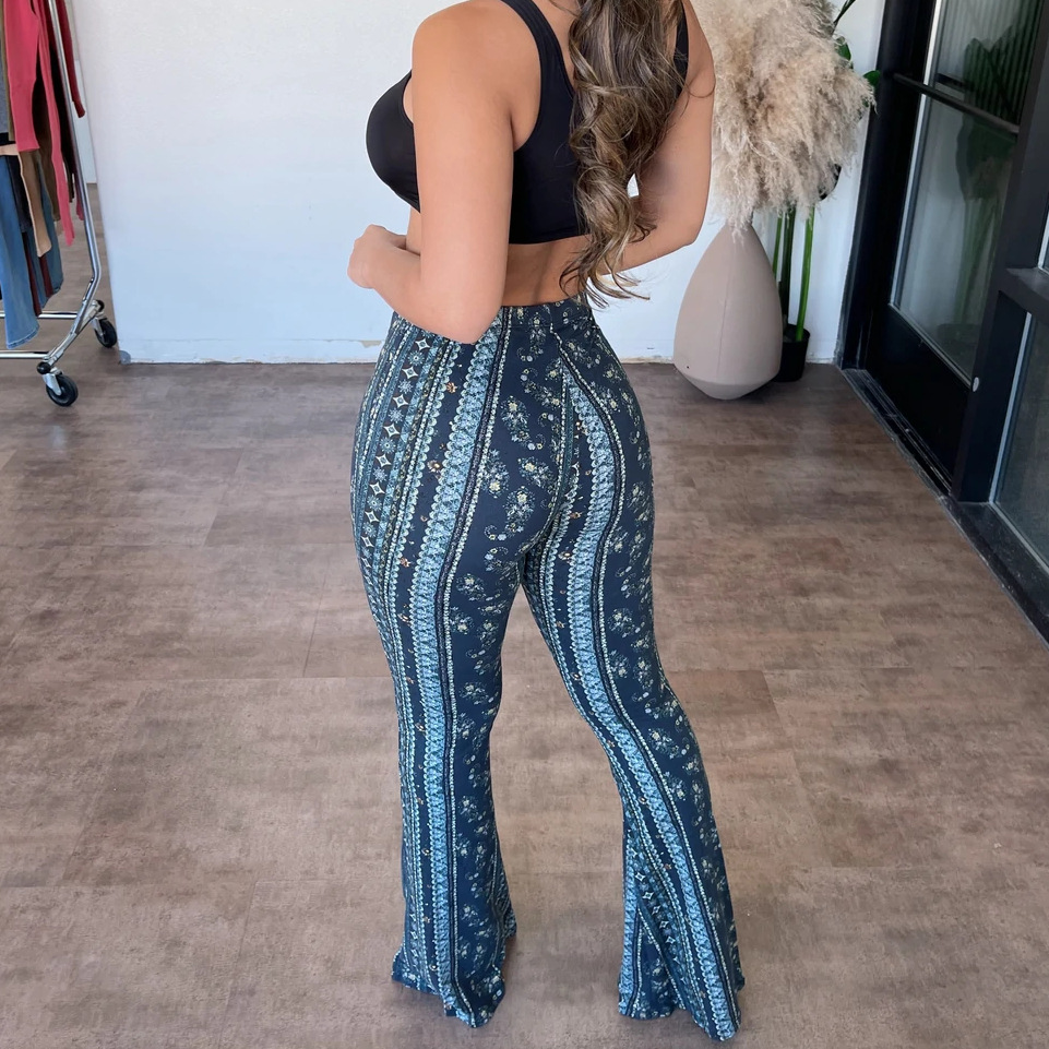 Women's Boho Yoga Flare Pants