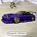 Car-Shaped Plush Area Rug