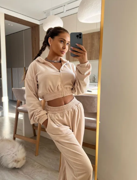 Women's Zip Hoodie 2-Piece Set