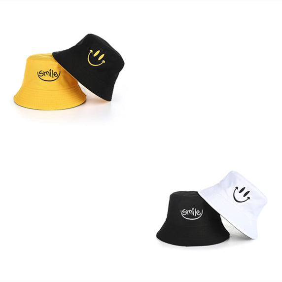 Reversible Embroidery Bucket Hat