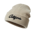 California Letter Knitted Beanie