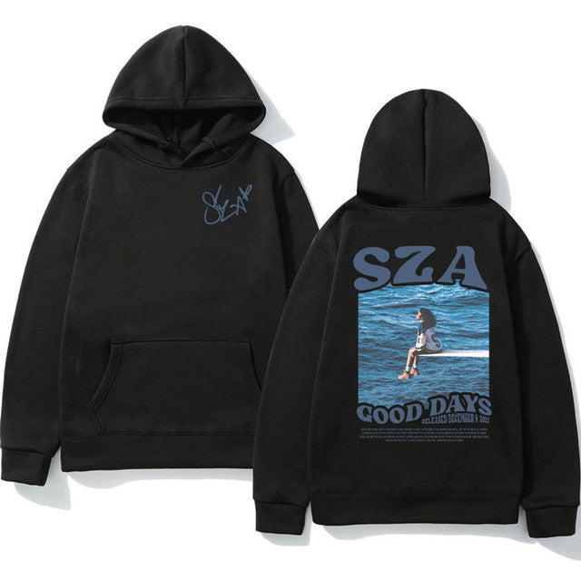 SZA Music Album Print Hoodie
