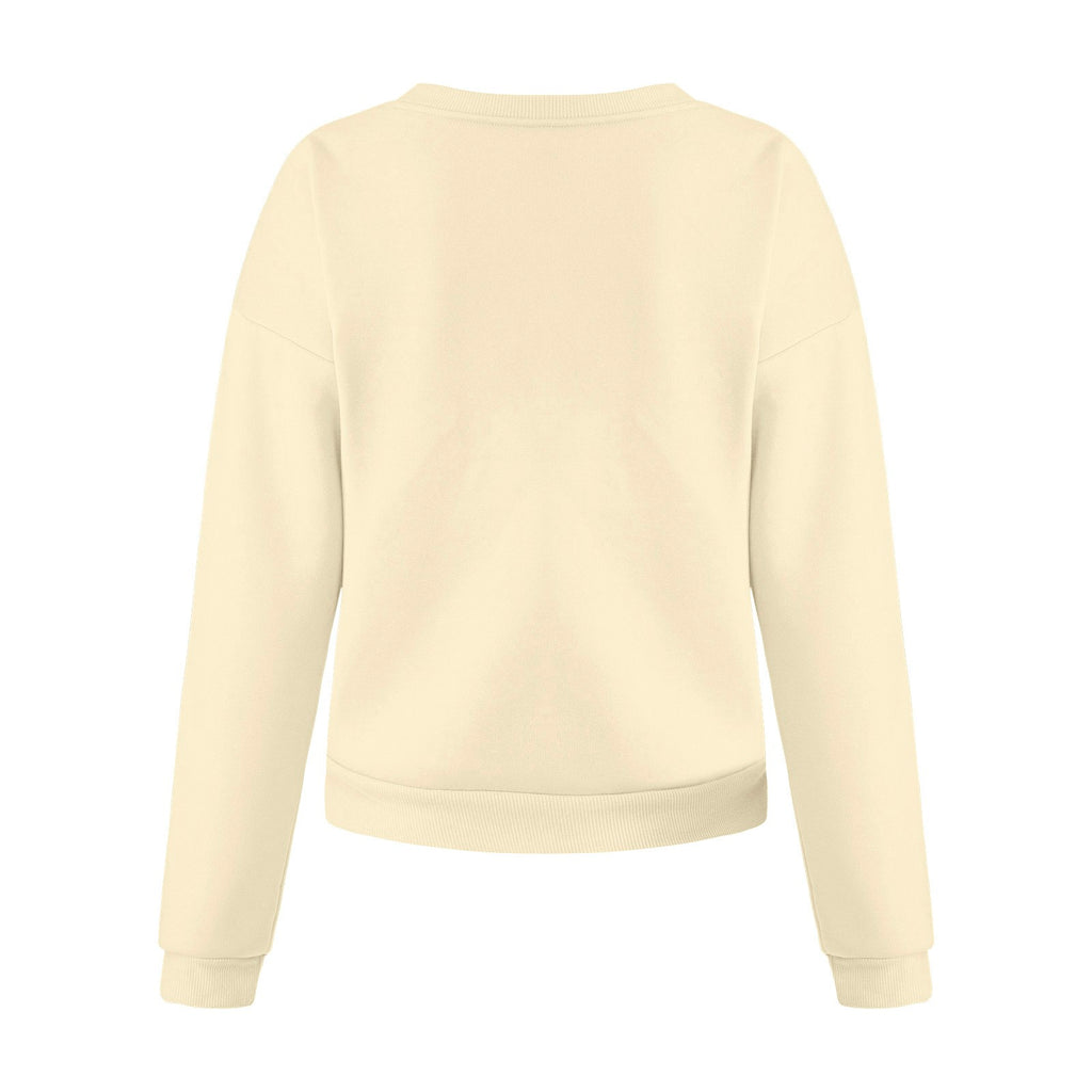 Oversized Women's Butterfly Print Sweater